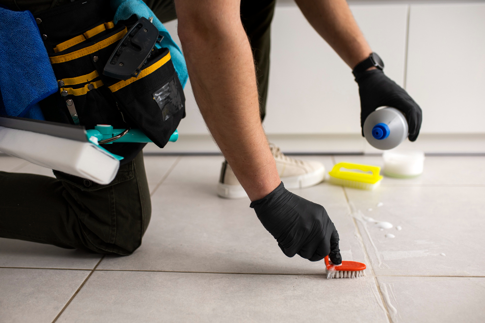 Limpar rejunte de porcelanato, como fazer no pós-obra?